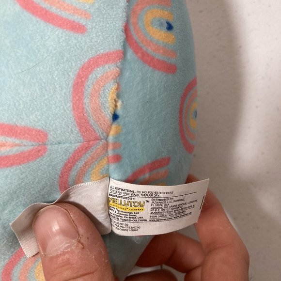 Squishmallows Rainbow Unicorn Pig with Wings & Mohawk - 8" Plush - Used - Picture 10 of 10